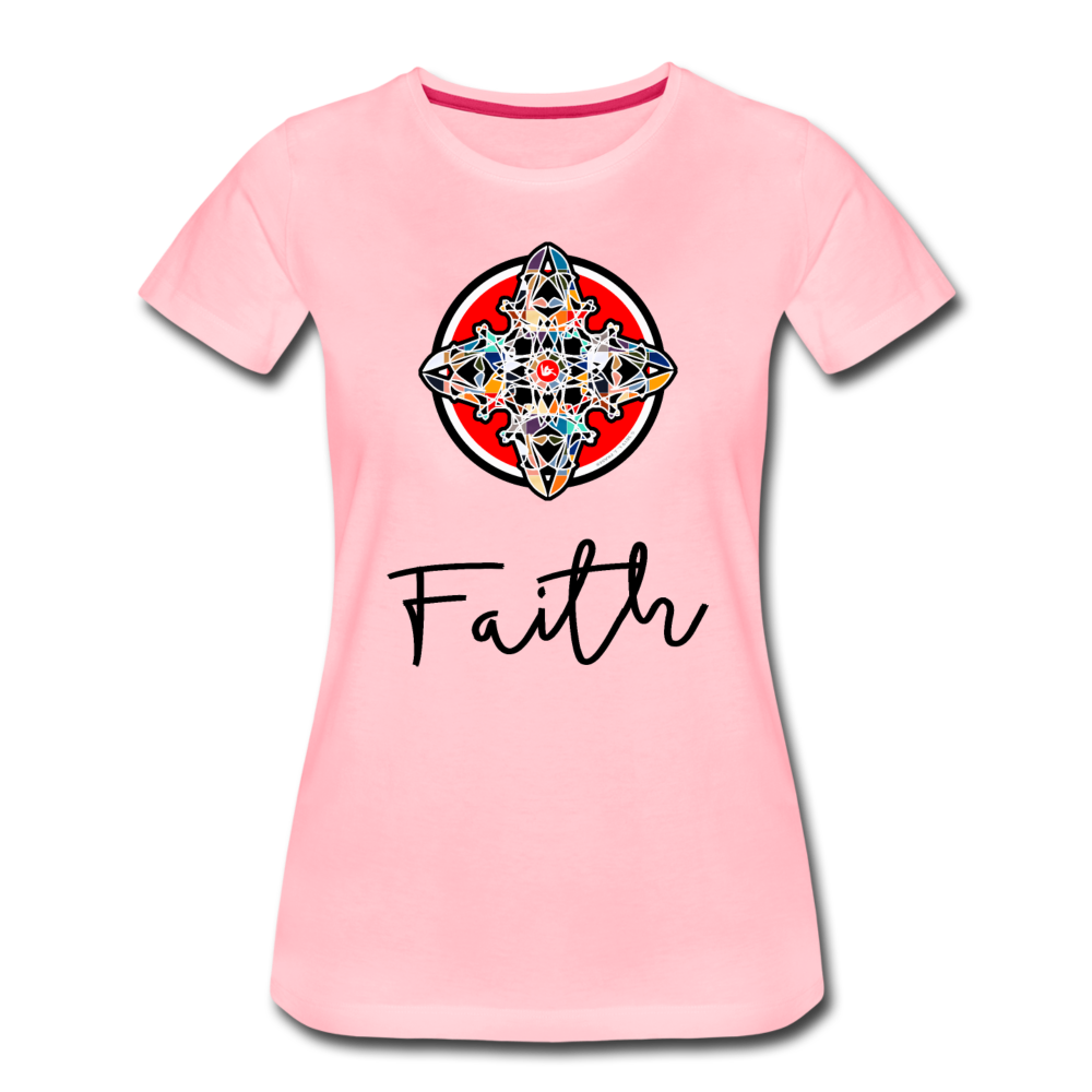 it's OON - Women "Faith" iCREATE T-Shirt - M1524 - pink