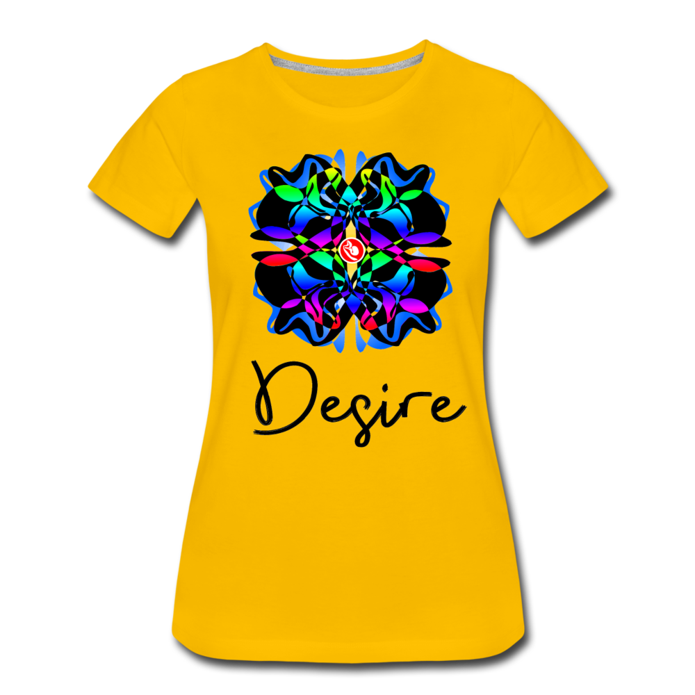 it's OON Women T "Desire" T-Shirt - W1530 - sun yellow
