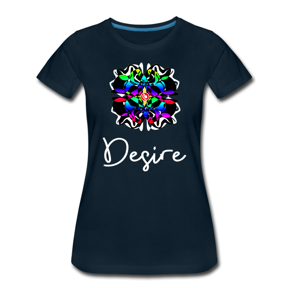 it's OON Women T "Desire" T-Shirt - W1530 - deep navy