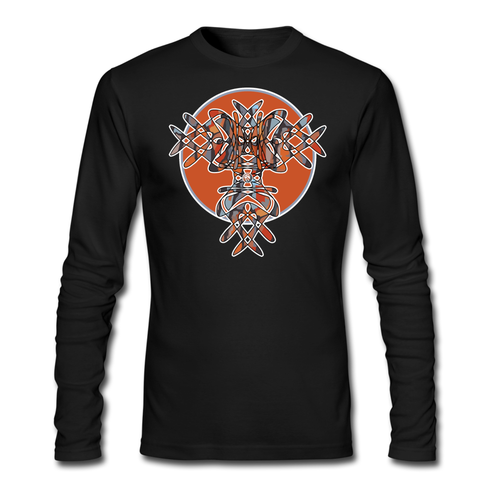 it's OON "iCreate" Graphic Long Sleeve T-Shirt -M4527 - black