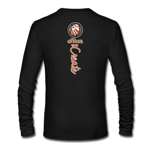 it's OON "iCreate" Graphic Long Sleeve T-Shirt -M4527 - black