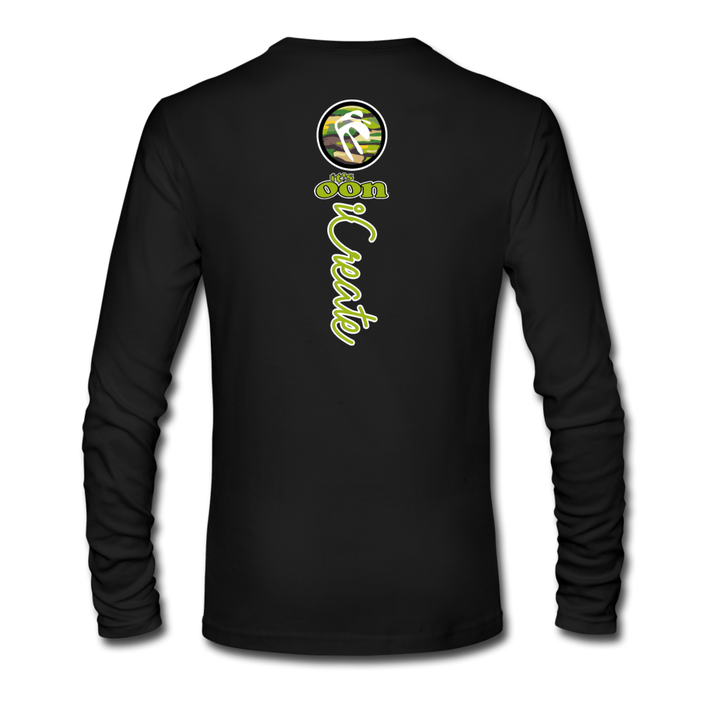 it's OON "iCreate" Graphic Long Sleeve T-Shirt -M4530 - black