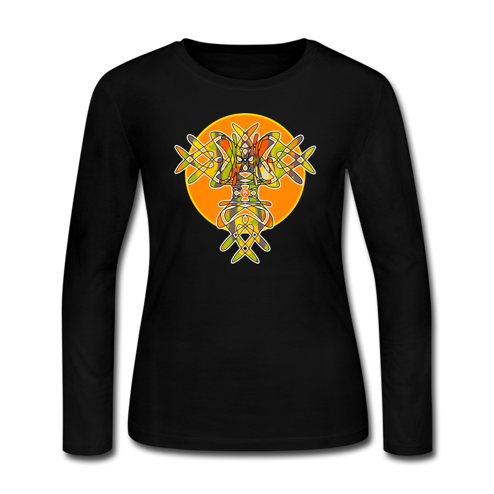 it's OON "iCreate" Women Long Sleeve T-Shirt -M1129 - black