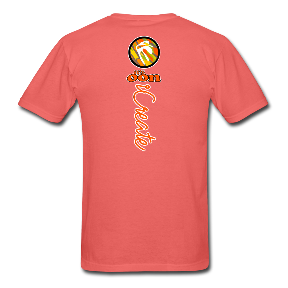 it's OON "iCreate" Women T-Shirt - W1133 - coral