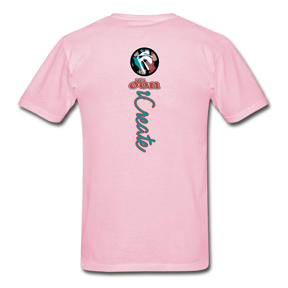 it's OON "iCreate" Men Urban Graphic T-Shirt - M1130 - light pink