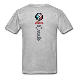it's OON "iCreate" Men Urban Graphic T-Shirt - M1130 - heather gray