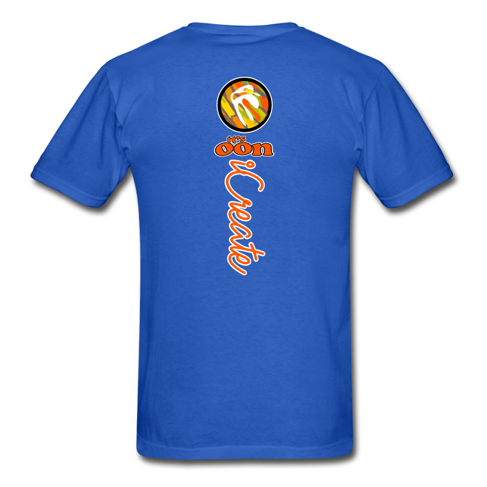 it's OON "iCreate" Men Urban Graphic T-Shirt - M1134 - royal blue