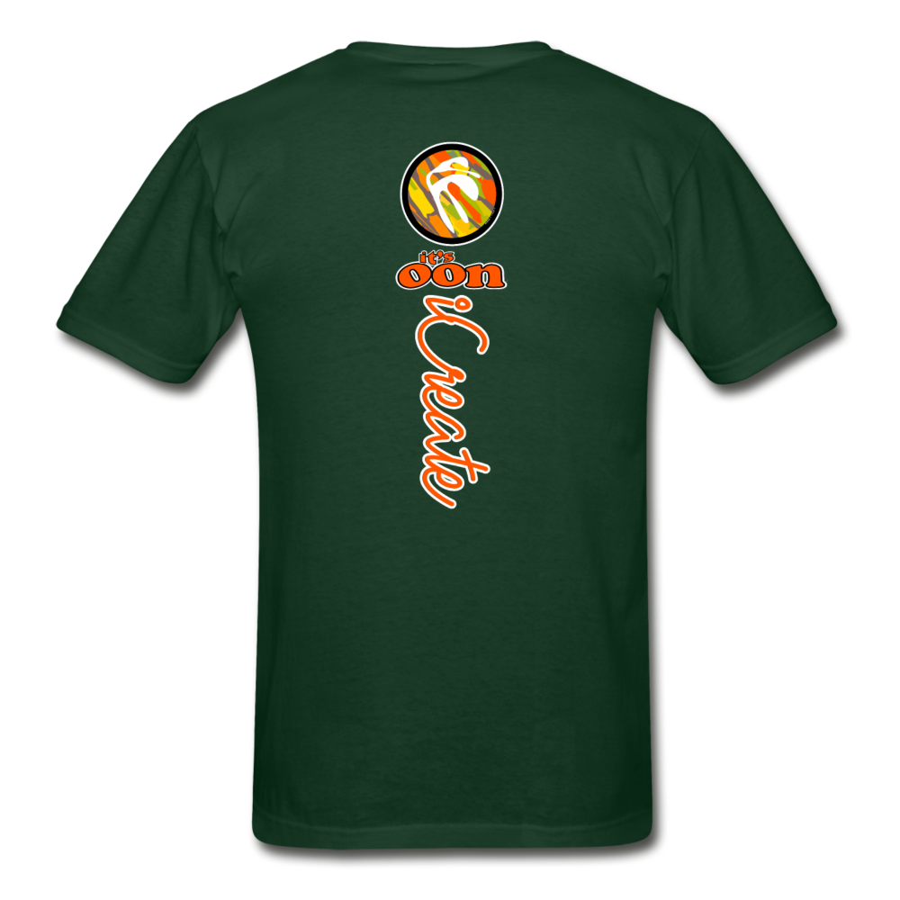 it's OON "iCreate" Men Urban Graphic T-Shirt - M1134 - forest green
