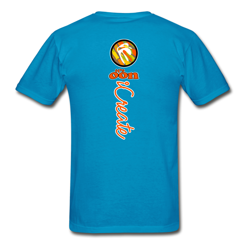 it's OON "iCreate" Men Urban Graphic T-Shirt - M1134 - turquoise