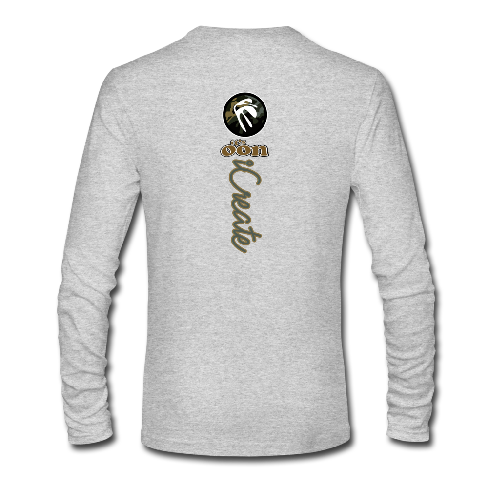 it's OON "iCreate" Men Urban Graphic T-Shirt - M1137 - heather gray