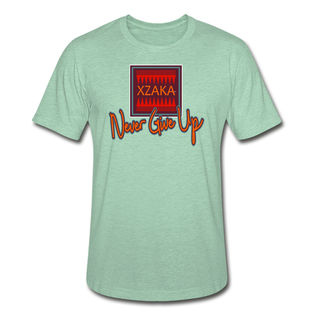 XZAKA Women "Never Give Up"" T-Shirt - heather prism mint