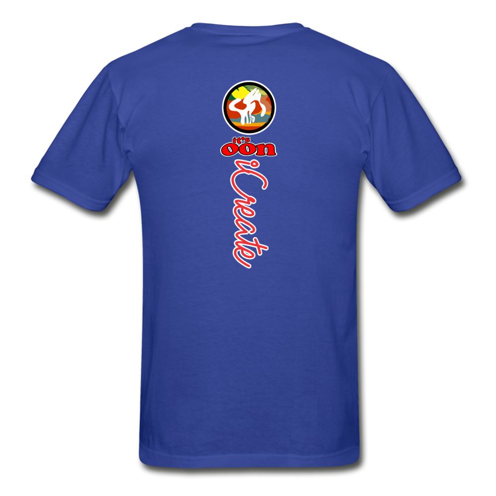 it's OON "iCreate" Men Urban Graphic T-Shirt - M1137 - royal blue