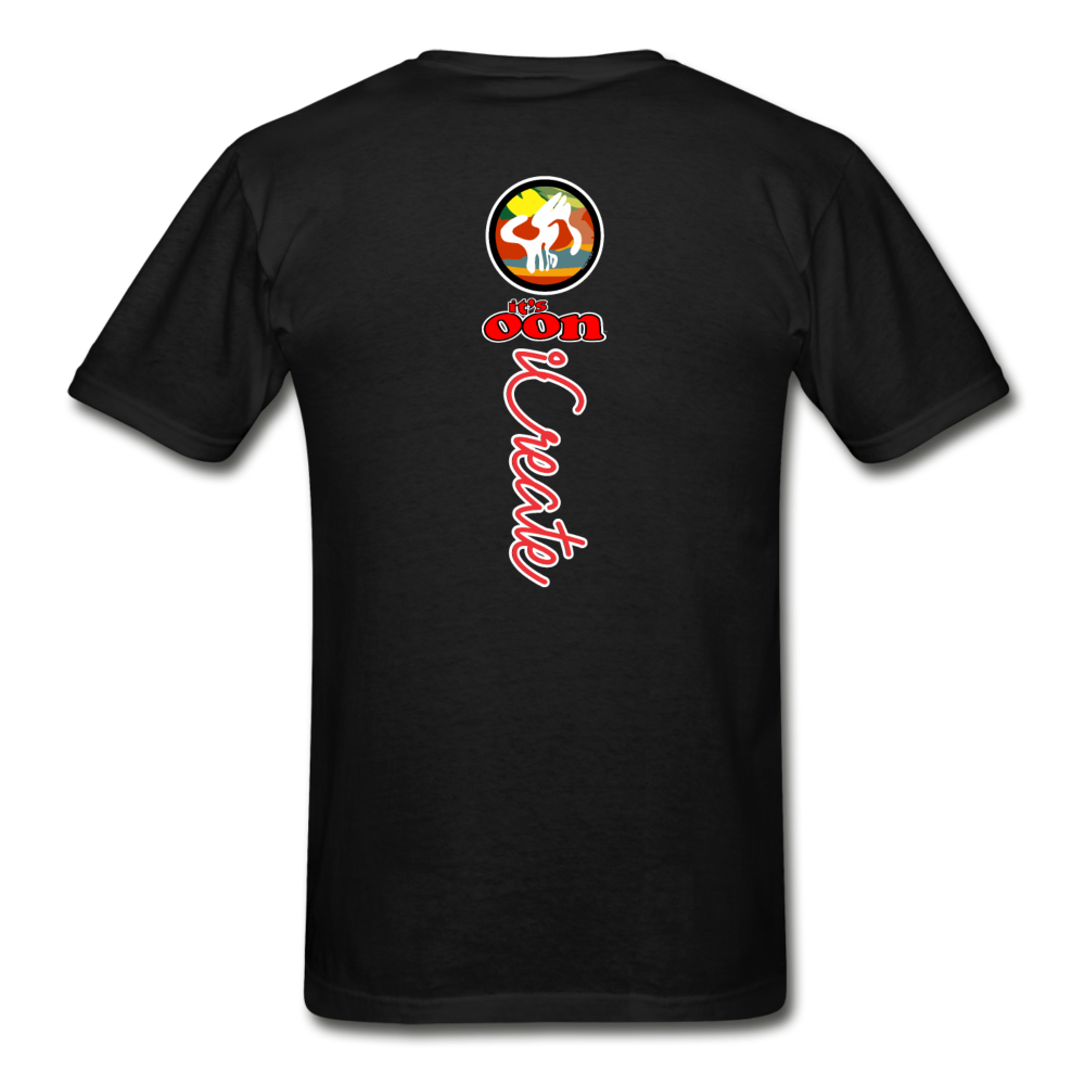 it's OON "iCreate" Men Urban Graphic T-Shirt - M1137 - black
