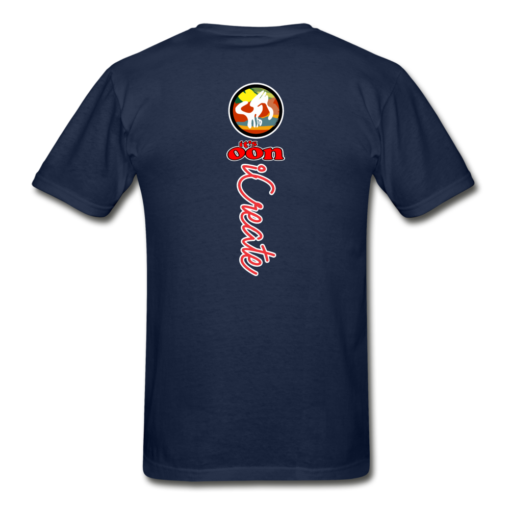 it's OON "iCreate" Men Urban Graphic T-Shirt - M1137 - navy