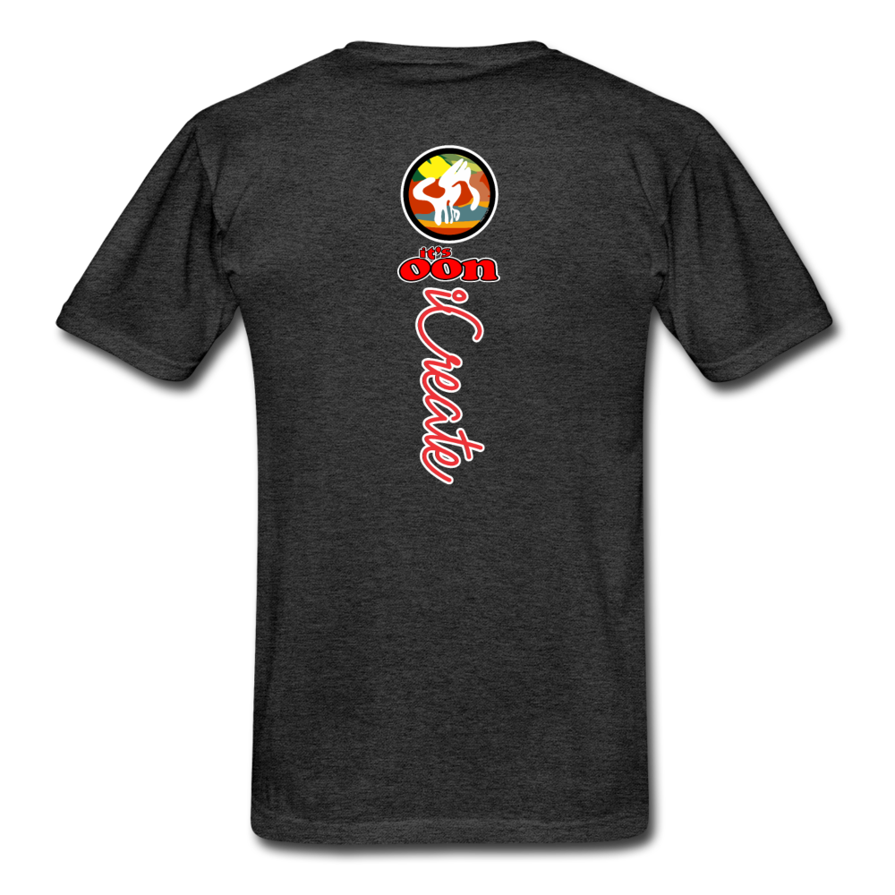 it's OON "iCreate" Men Urban Graphic T-Shirt - M1137 - charcoal gray