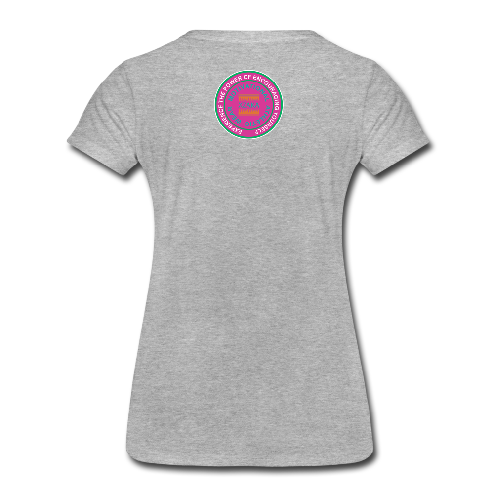 XZAKA Women "Becoming" T-Shirt - heather gray
