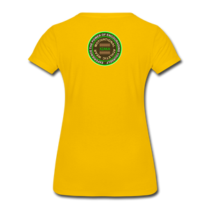 XZAKA Women "Tinogona" Motivational T-Shirt - sun yellow