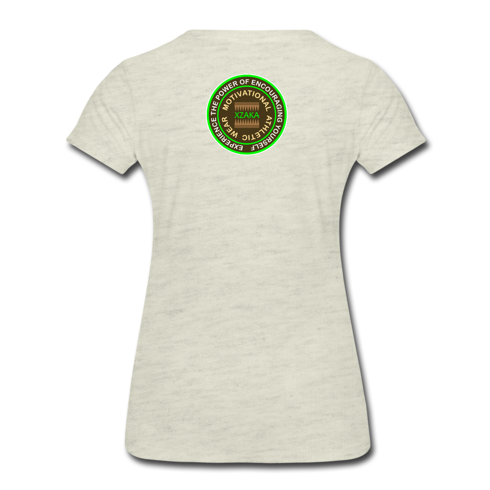 XZAKA Women "Tinogona" Motivational T-Shirt - heather oatmeal