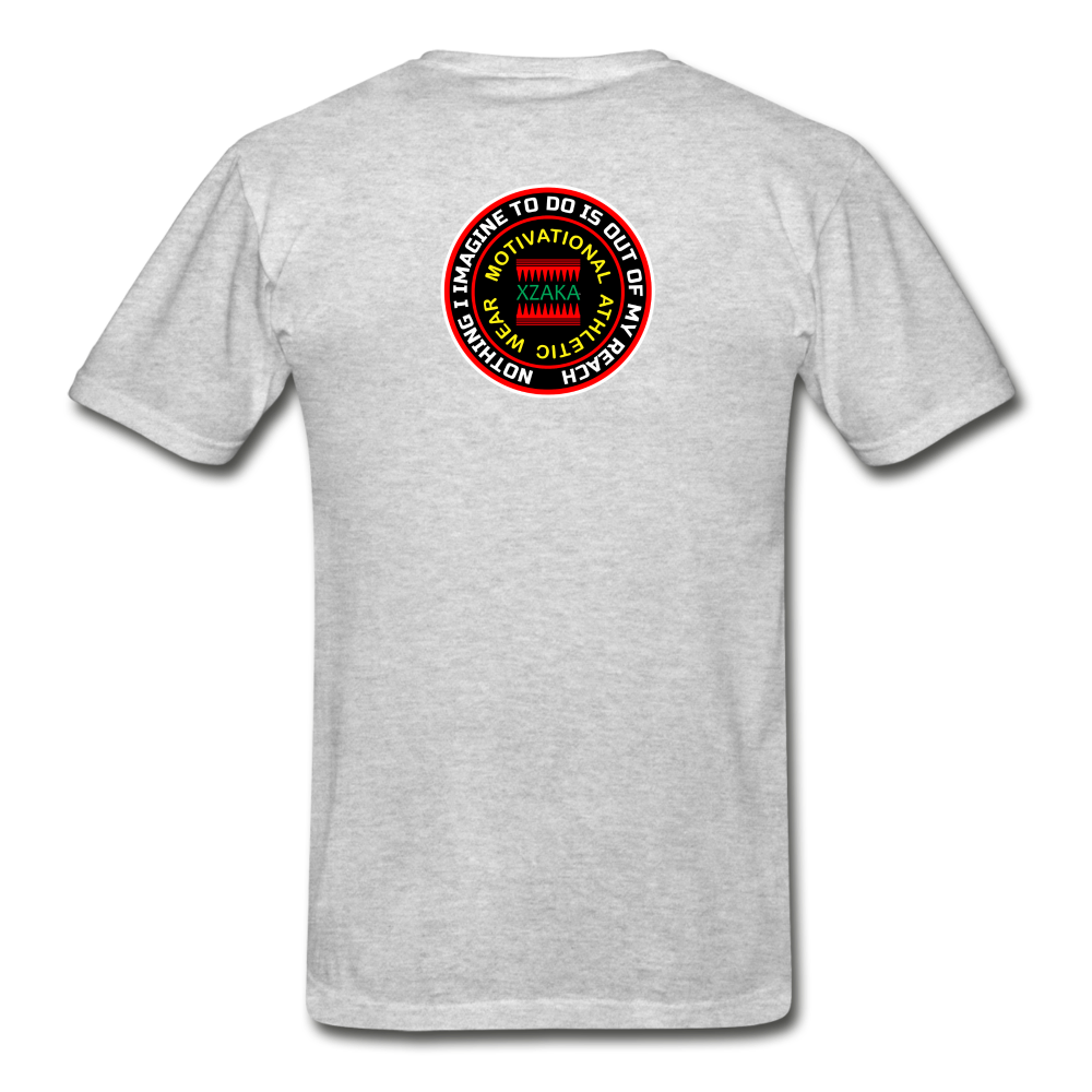 XZAKA - Men "Stay Ready" Motivational T-Shirt - M2406 - heather gray