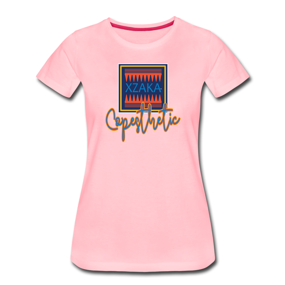 XZAKA - Women "Copesthetic" Workout T-Shirt - W3545 - pink