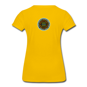 XZAKA - Women "Copesthetic" Workout T-Shirt - W3545 - sun yellow
