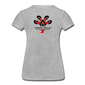 The Trini Spot - Women "Bodow" T-Shirt - W1692 - heather gray