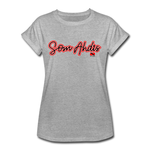 The Trini Spot - Women "SomAhdat" Premium T-Shirt - W1774 - heather gray