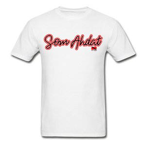 The Trini Spot - Men "SomAhdat" T-Shirt - W1693 - white