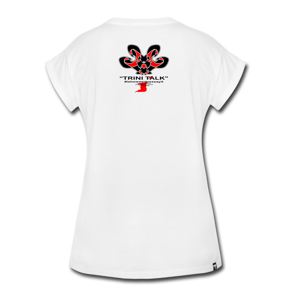 The Trini Spot - Women "deTing" Premium T-Shirt - W1776 - white