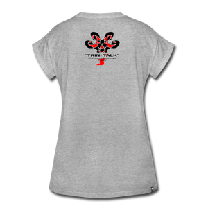 The Trini Spot - Women "deTing" Premium T-Shirt - W1776 - heather gray
