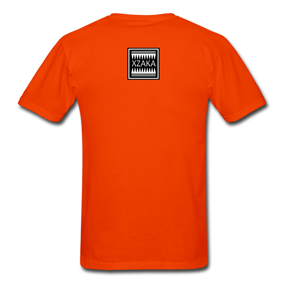 XZAKA - Men "Say It" Motivational T-Shirt -M5012 - orange