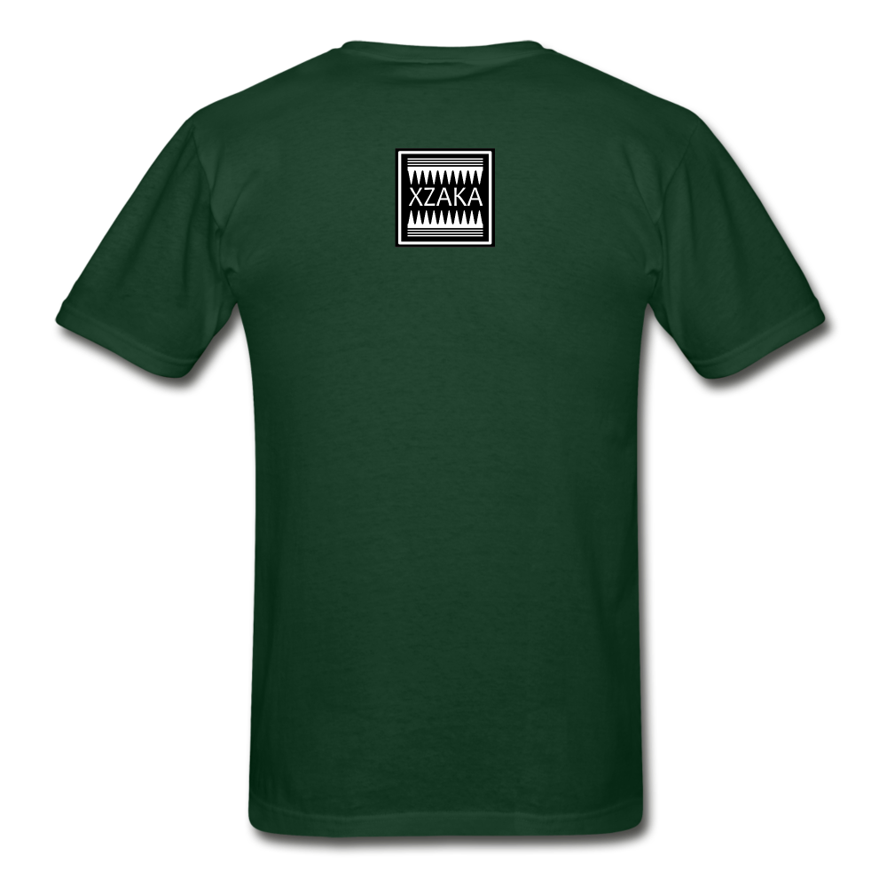 XZAKA - Men "Say It" Motivational T-Shirt -M5012 - forest green