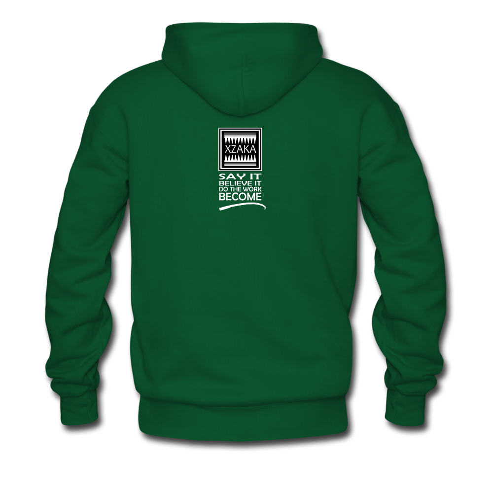 XZAKA - Men "Say It" Hoodie -WH - forest green