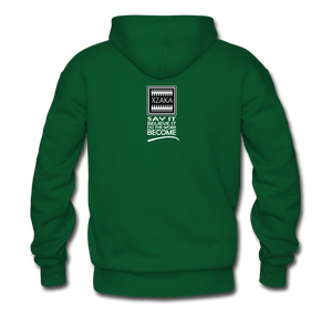 XZAKA - Men "Say It" Hoodie -WH - forest green
