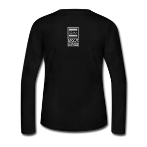 XZAKA - Women "Say It" Long Sleeve T-Shirt - W5031 - black