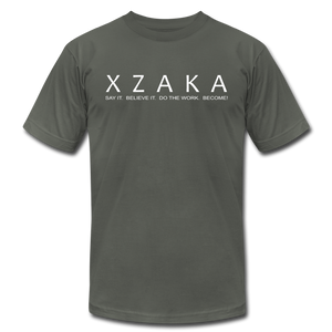 XZAKA Women "Say It" Motivational T-shirt - W5160 - asphalt