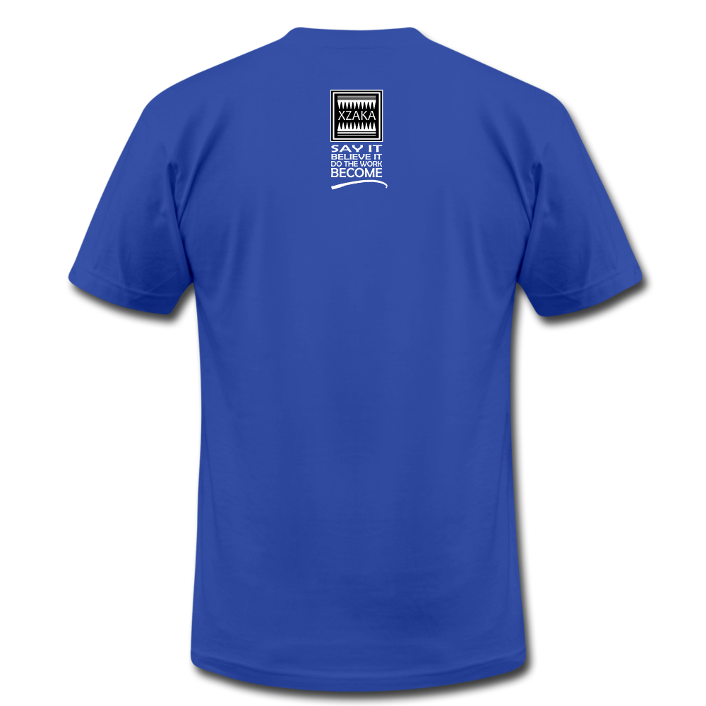 XZAKA Women "Say It" Motivational T-shirt - W5160 - royal blue