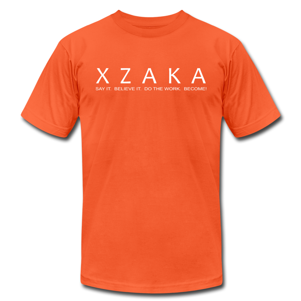 XZAKA Women "Say It" Motivational T-shirt - W5160 - orange