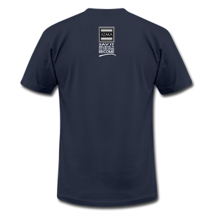 XZAKA Women "Say It" Motivational T-shirt - W5160 - navy