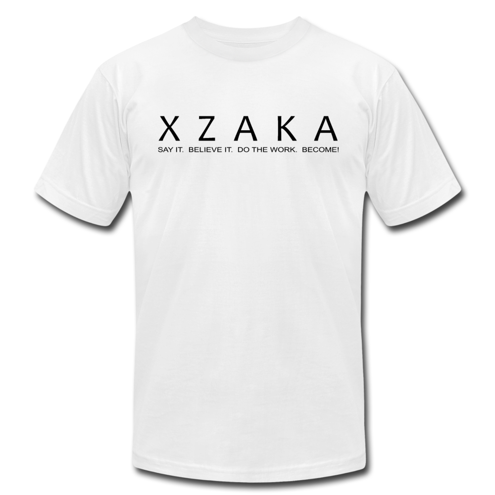 XZAKA Women "Say It" Motivational T-shirt - W5161 - white