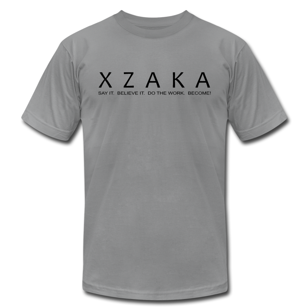 XZAKA Women "Say It" Motivational T-shirt - W5161 - slate