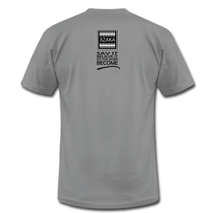 XZAKA Women "Say It" Motivational T-shirt - W5161 - slate