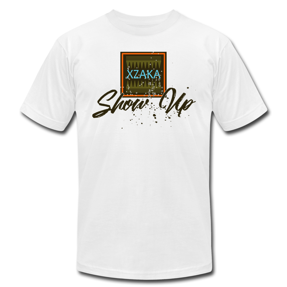 XZAKA Women "Show Up" Motivational T-Shirt - W5167 - white
