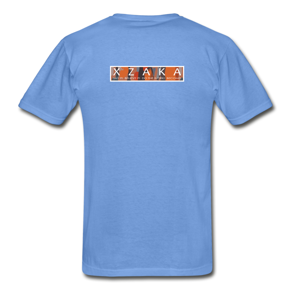 XZAKA Men "Baller" Motivational T-Shirt - M3163 - carolina blue