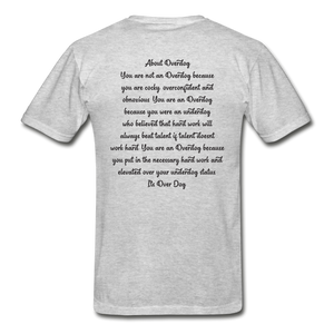 OverDog Men Motivational T-Shirt - heather gray