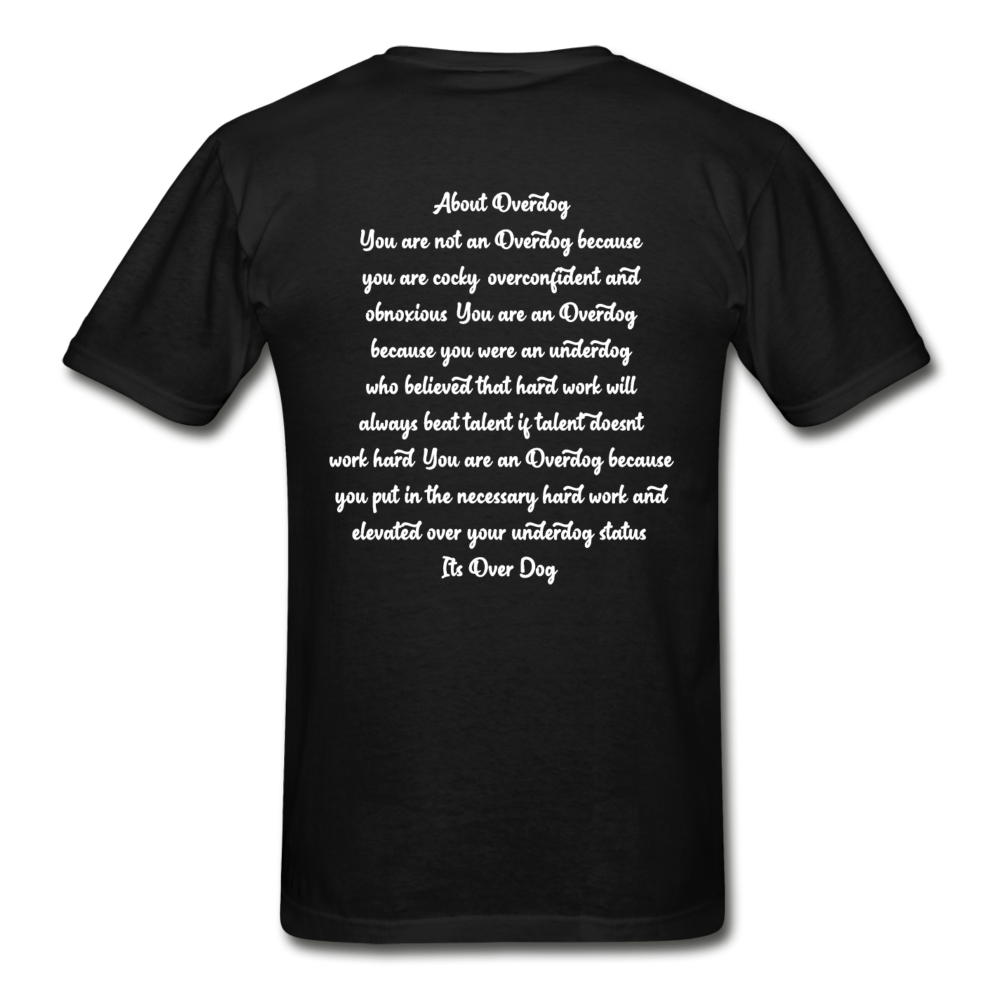 OverDog Men Motivational T-Shirt -200 - black
