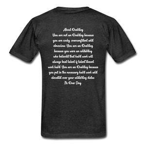 OverDog Men Motivational T-Shirt -200 - charcoal grey