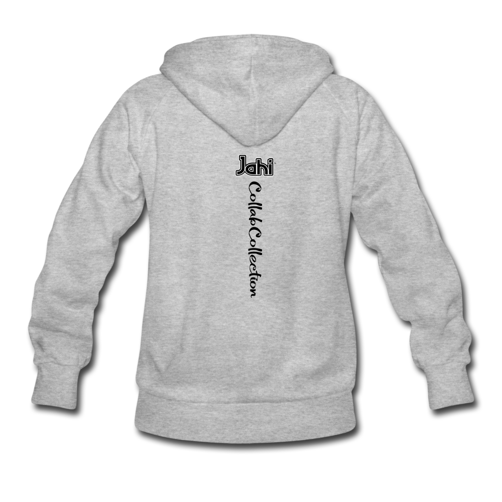 Jahi Collab Collection Women Hoodie - W112-1 - heather gray