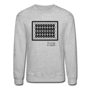 Jahi Men Crewneck Sweatshirt - Patt-002 - heather gray